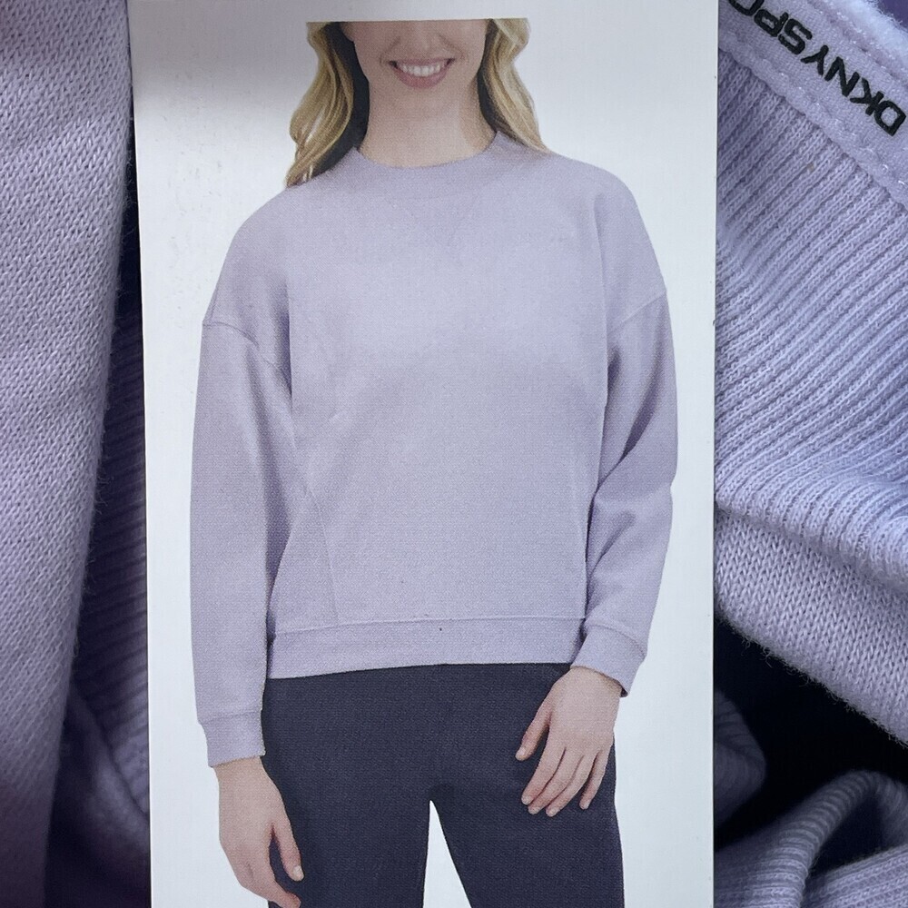 DKNY Women's M Activewear Sweatshirt Purple H0089